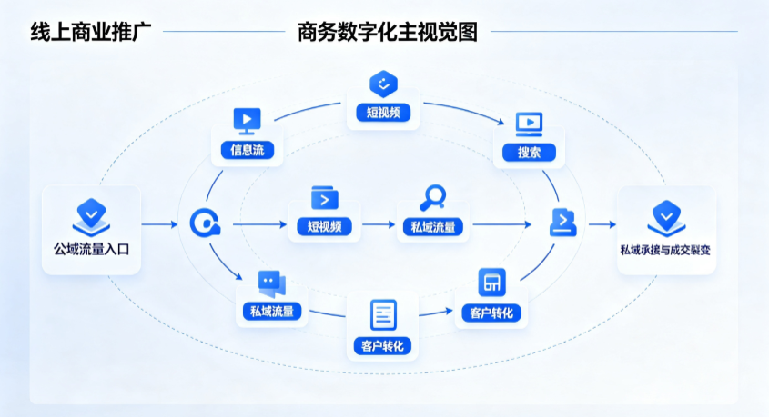 金堂县线上商业推广怎么做？全域流量闭环搭建与低成本转化实战指南
